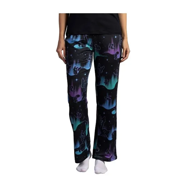 Pokémon Holiday 2026 Black Lounge Pants - Women