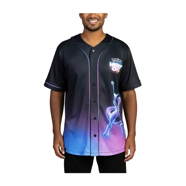 Pokémon Night Out: Mewtwo Baseball Jersey - Adult