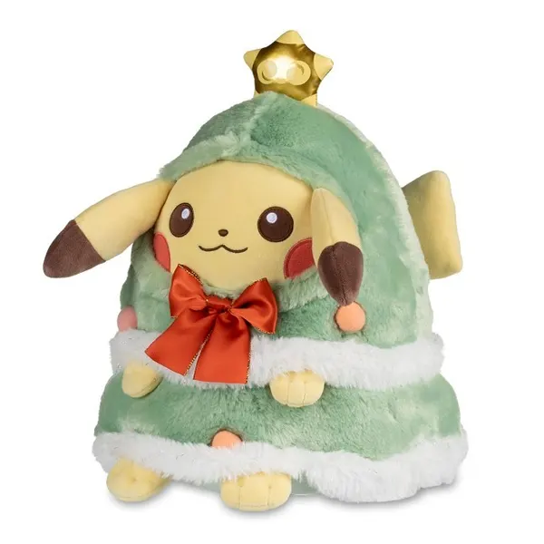 Pikachu Tree Holiday Helpers Plush