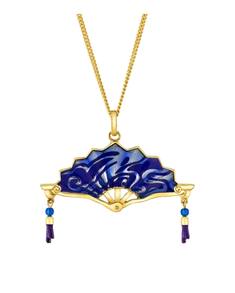 RockLove Spirit Blossom Cassiopeia Fan Necklace