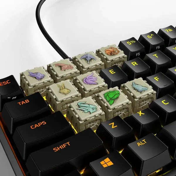 HyperX HX3D x Guild Wars 2 Keycap Set - Mount Bundle