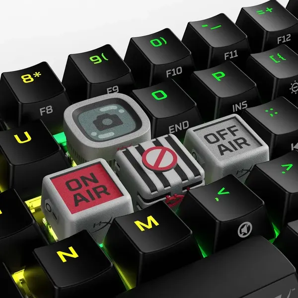 HyperX HX3D Keycaps - Streaming Hot Keys