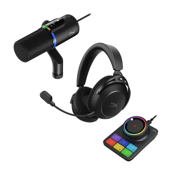 HyperX Bundle - Cloud Alpha 2 Wireless Headset + FlipCast Microphone